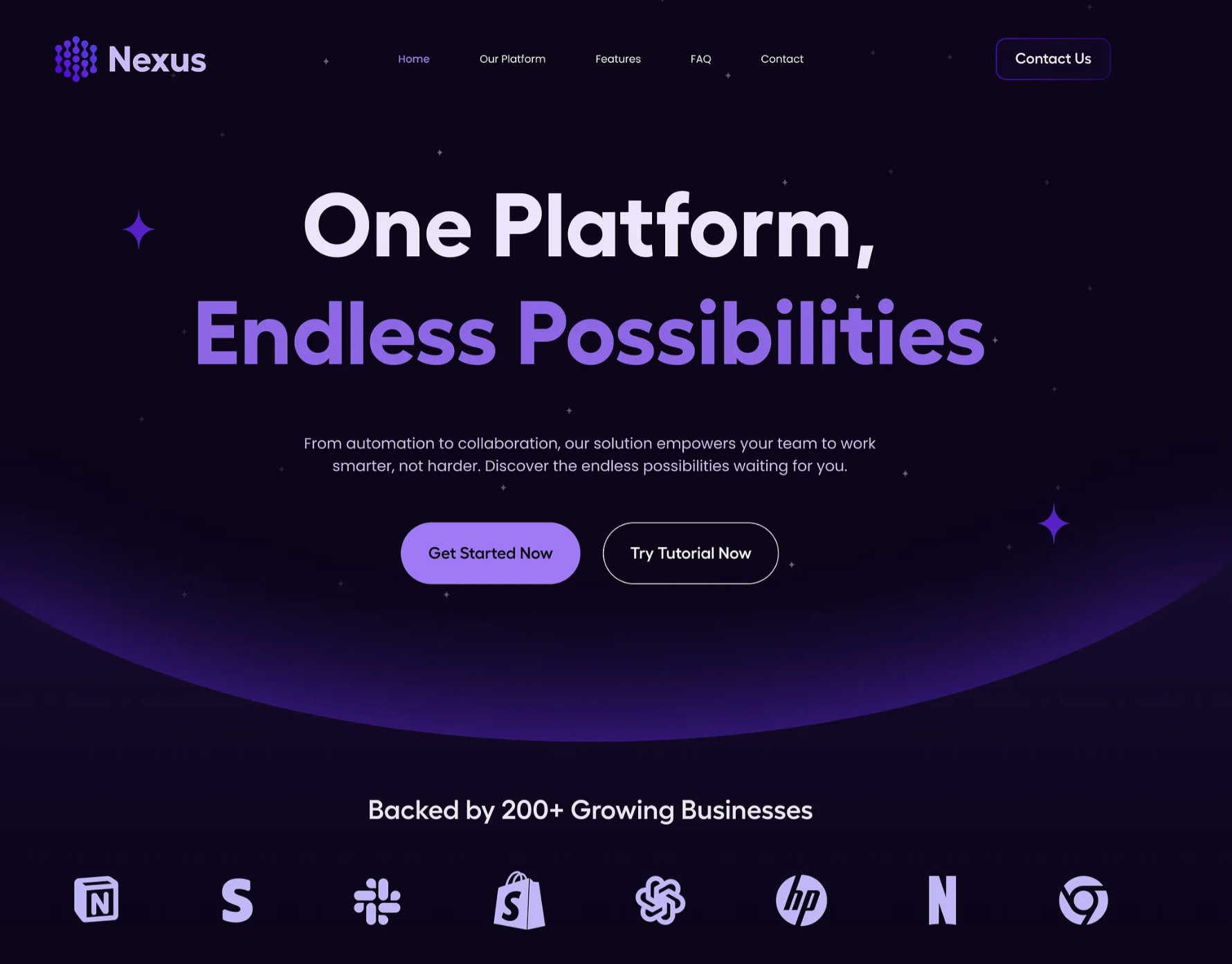 SaaS Landing Page